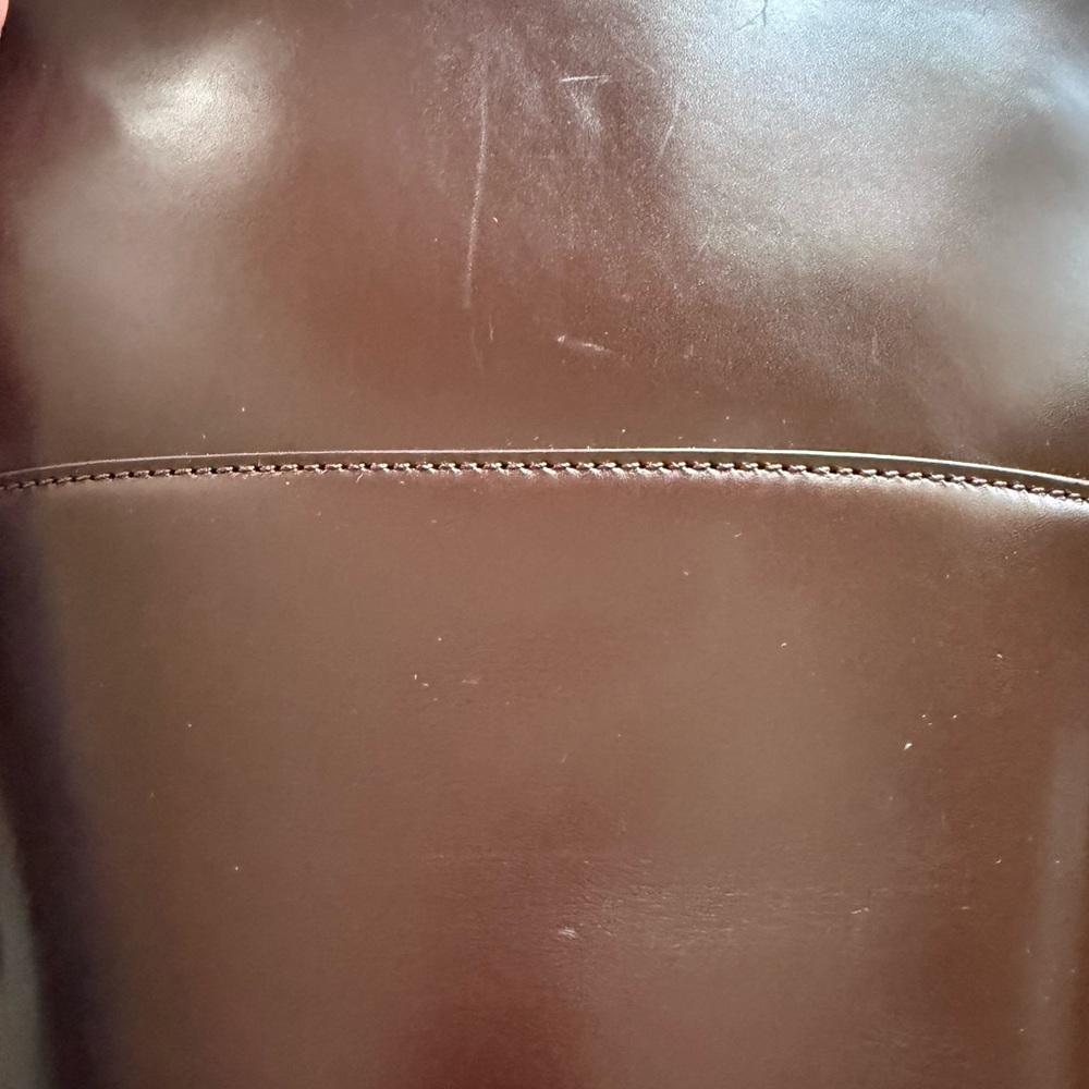 Sézane Gary Bag in Rich Brown Leather - Picture 6 of 7